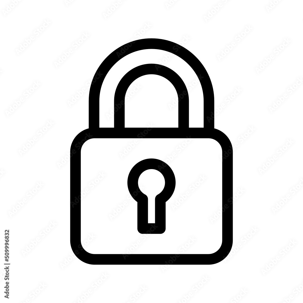 Lock Icon Vector Symbol Design Illustration Lock Icon Vector Symbol Design Illustration