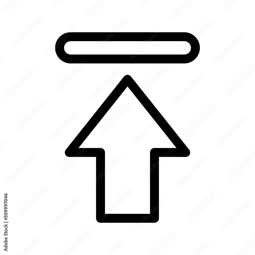 Upload Icon Vector Symbol Design Illustration Upload Icon Vector Symbol Design Illustration