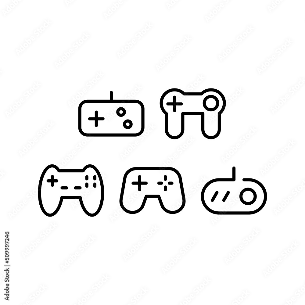 Game Icon Set Vector Symbol Design Illustration Game Icon Set Vector Symbol Design Illustration