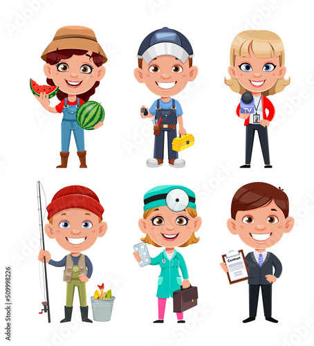 Successful people of different professions