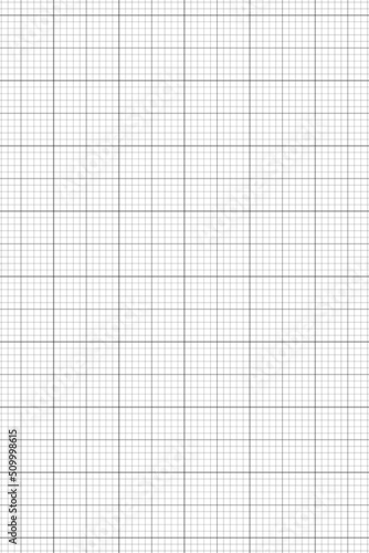 Millimeter graph paper grid. Abstract squared background. Geometric pattern for school, technical engineering line scale measurement. Lined blank for education isolated on transparent background