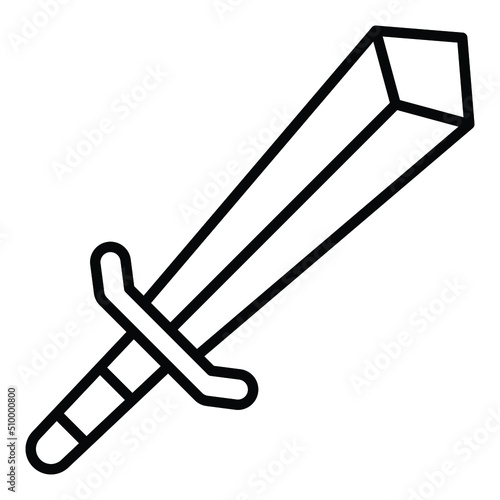 Sword Toy Icon Style