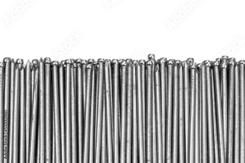 lined up nails hardware background object metallic