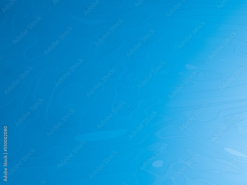Obraz premium 地形風模様の柄。CG画像。青色系。 