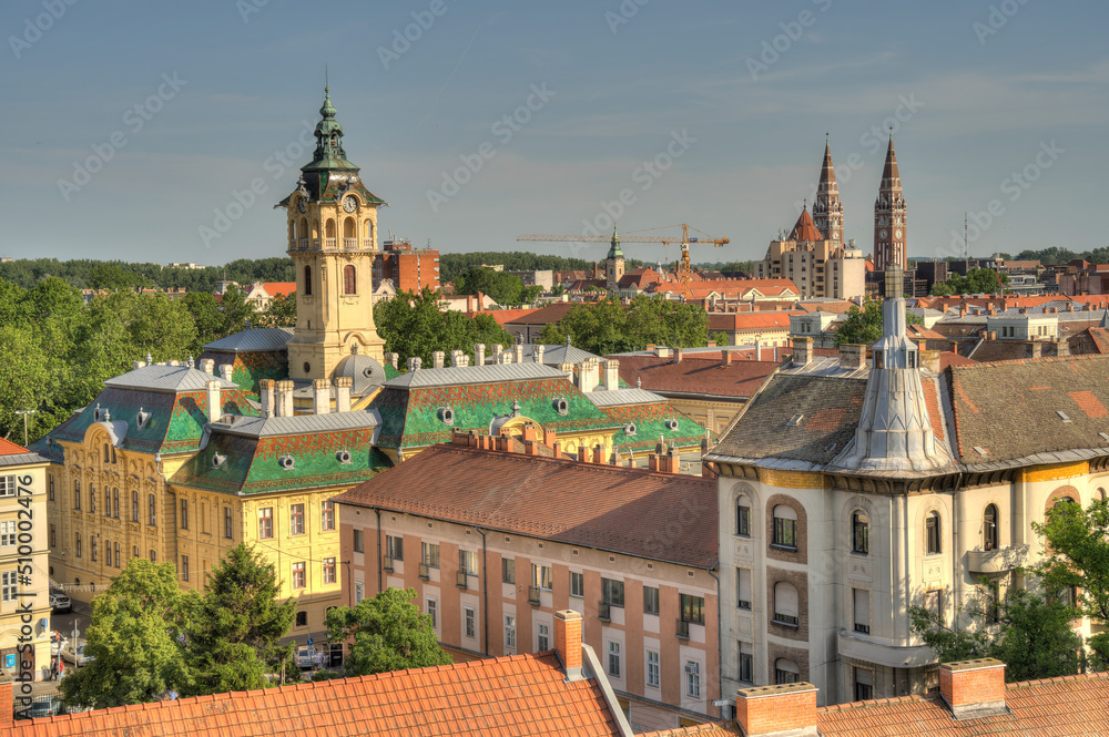 Szeged cityscape, HDR Image