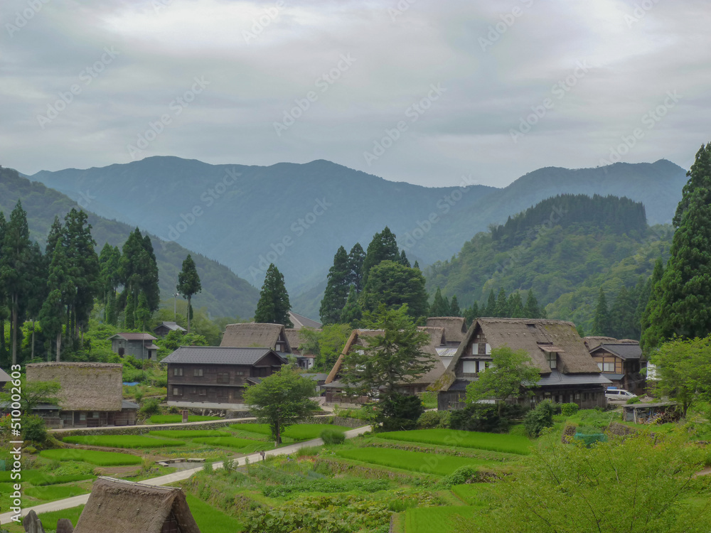 Village of Gokayama in the mountains, Japan