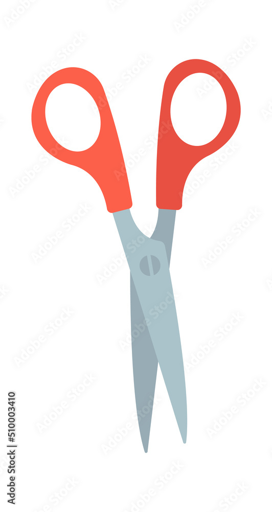 Needlework scissors sewing tailoring tool. Vector illustration Needlework scissors sewing tailoring tool. Vector illustration