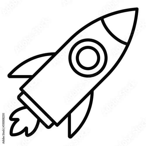 Space Booster Icon Style