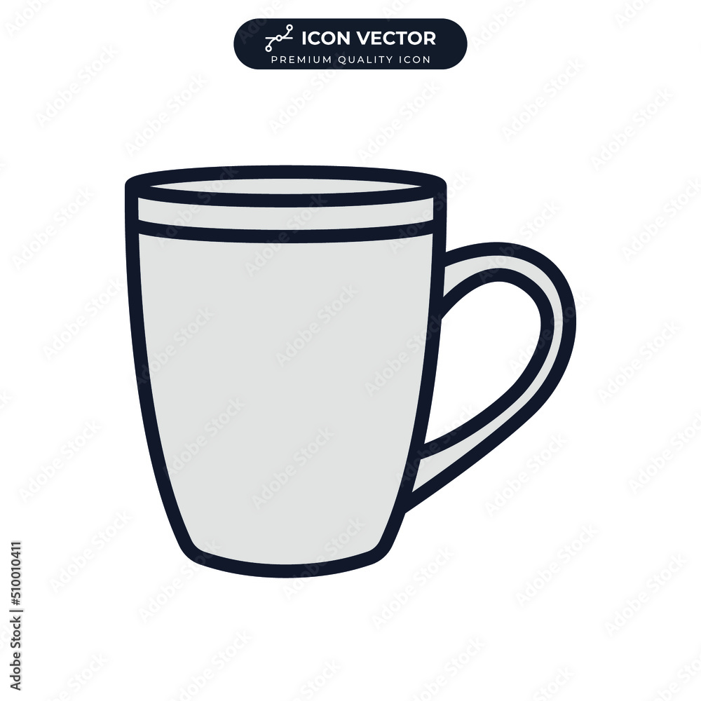 mug icon symbol template for graphic and web design collection logo vector illustration