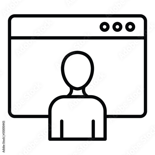 Page Visitors Icon Style