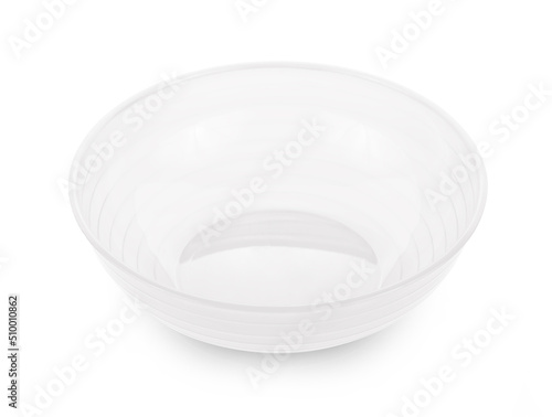 empty bowl isolated on white background.