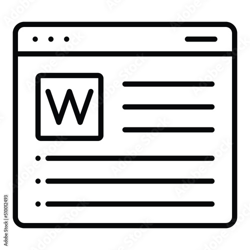 Wikipedia Icon Style
