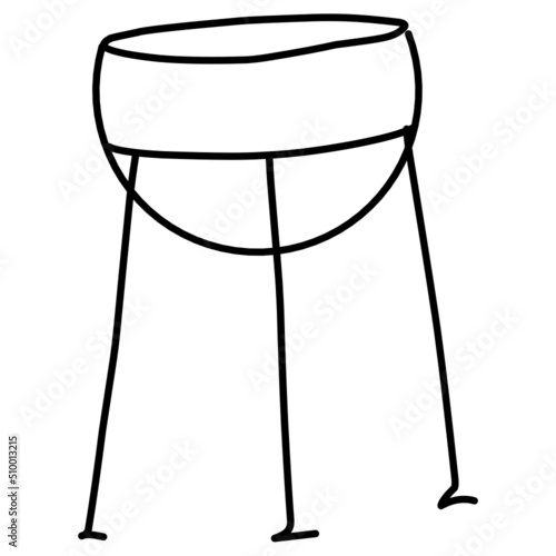 Brazier Line Art