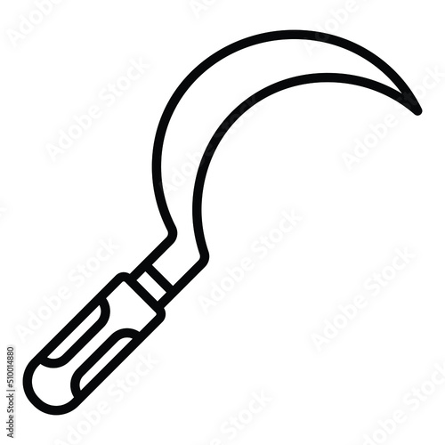 Sickle Icon Style