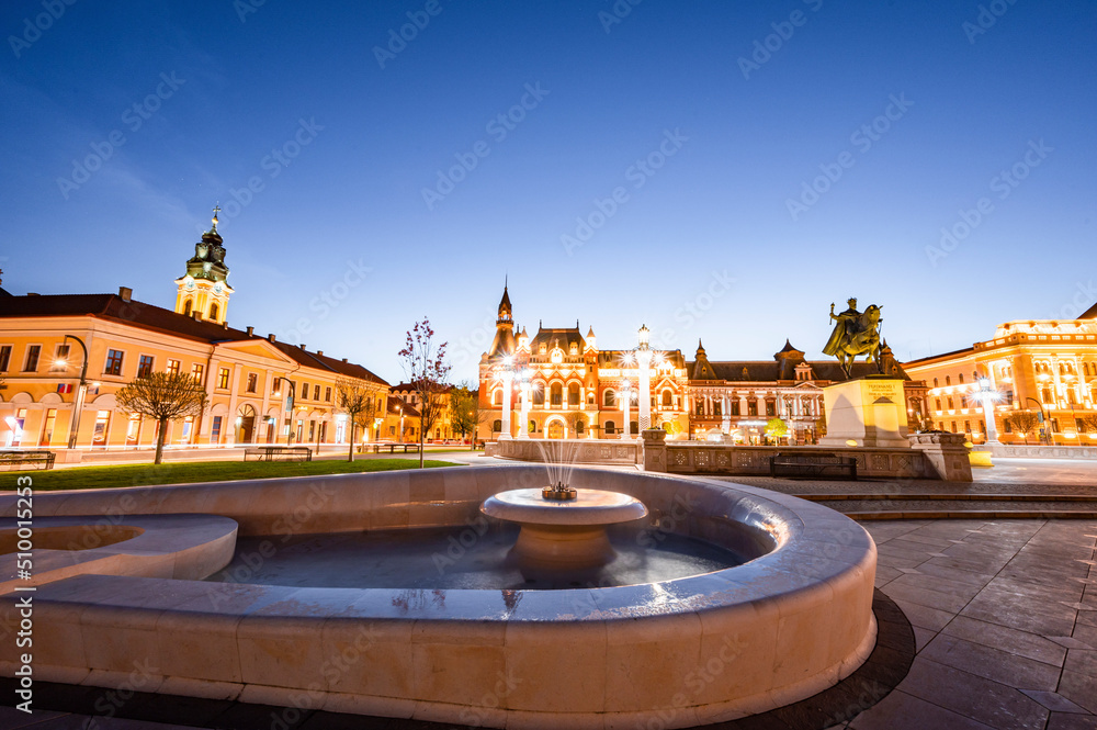 Oradea, Romania with Union Square (Piata Unirii), The Capital of Art