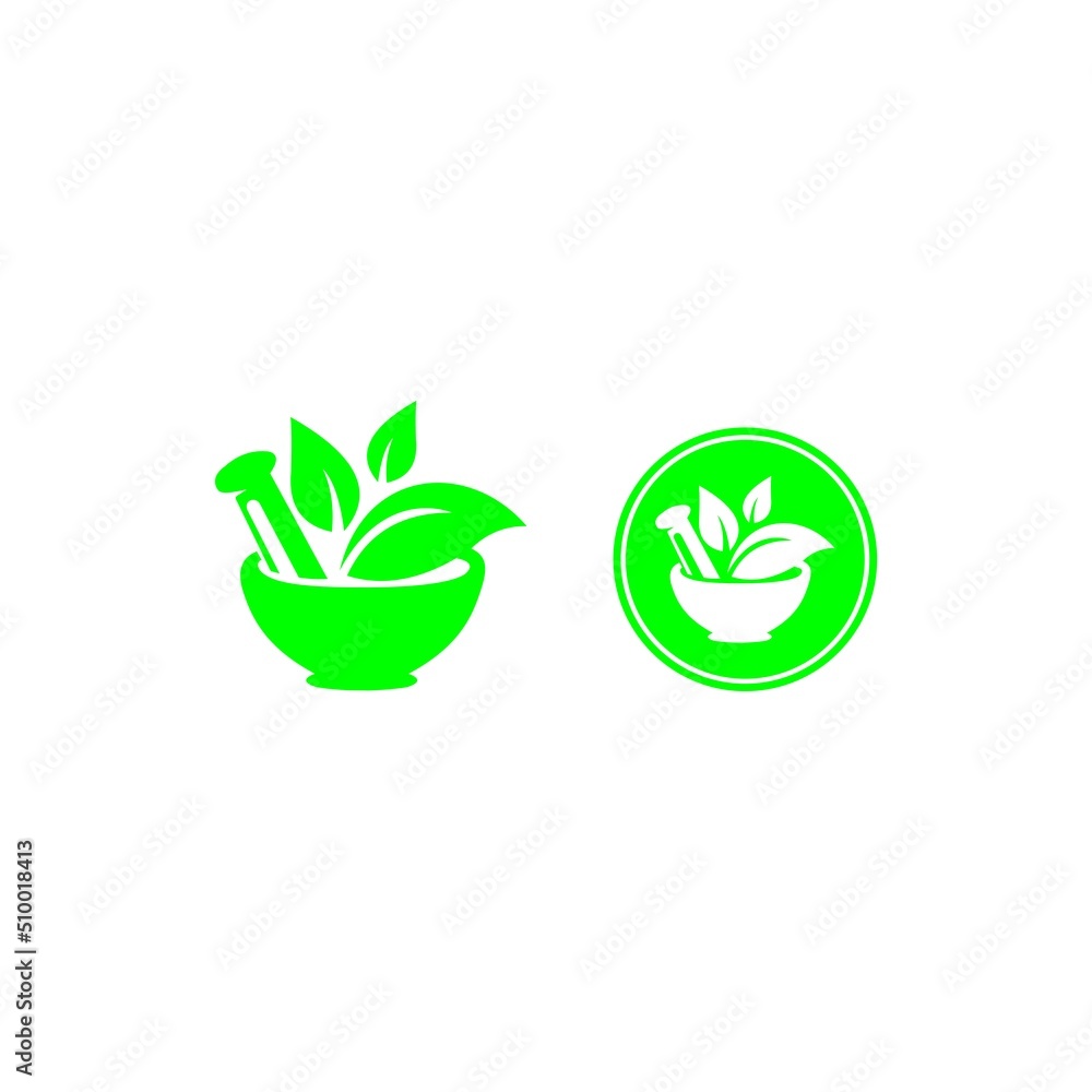 traditional bowl with leaf medicine health logo traditional bowl with leaf medicine health logo
