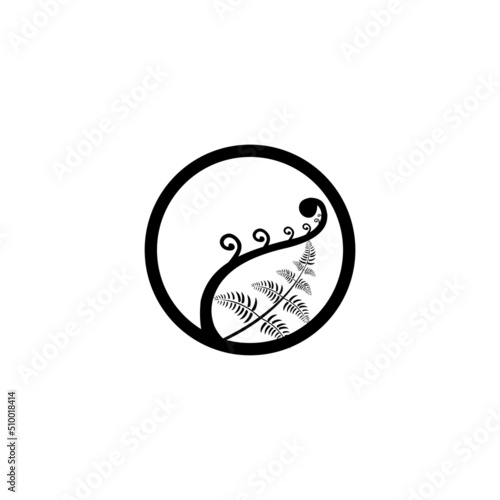 fern leaf logo Floral Design elements. Perfect for invitations, greeting cards, prints, posters
