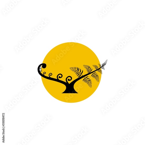 fern leaf logo Floral Design elements. Perfect for invitations, greeting cards, prints, posters