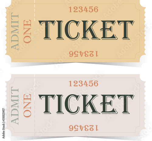 admit one tickets