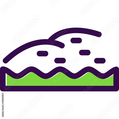 Shore Landscape Icon