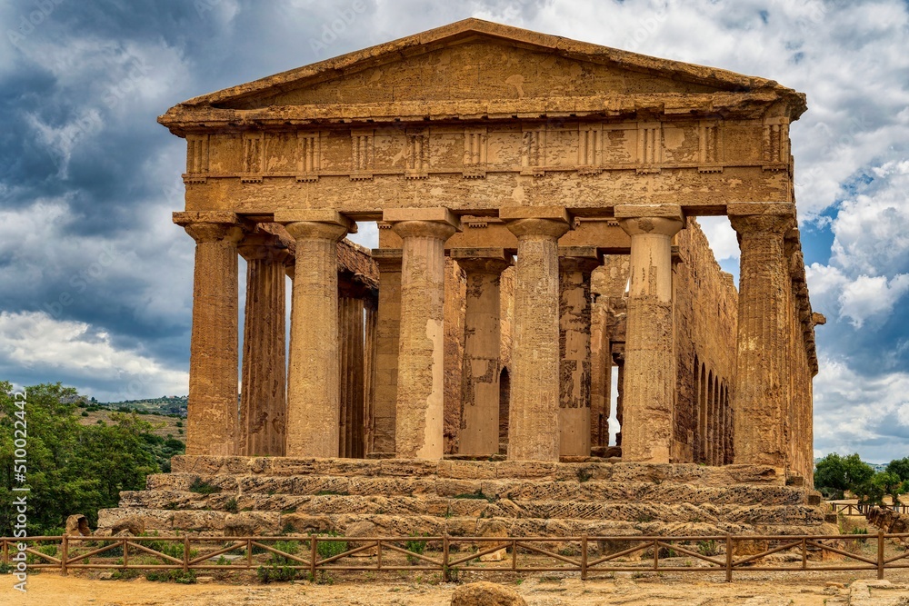 Temple in Agrigento Sicily