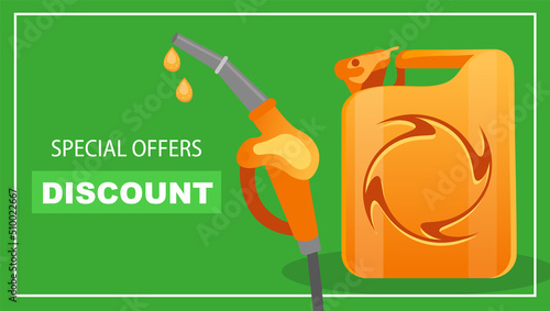 petrol illustration discount fuel gun and canister