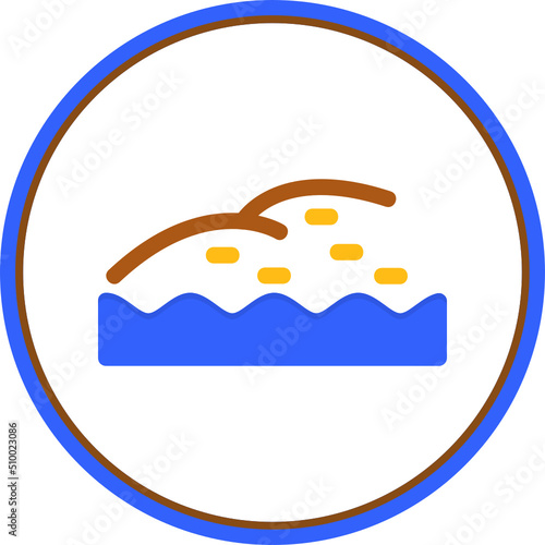 Shore Landscape Icon