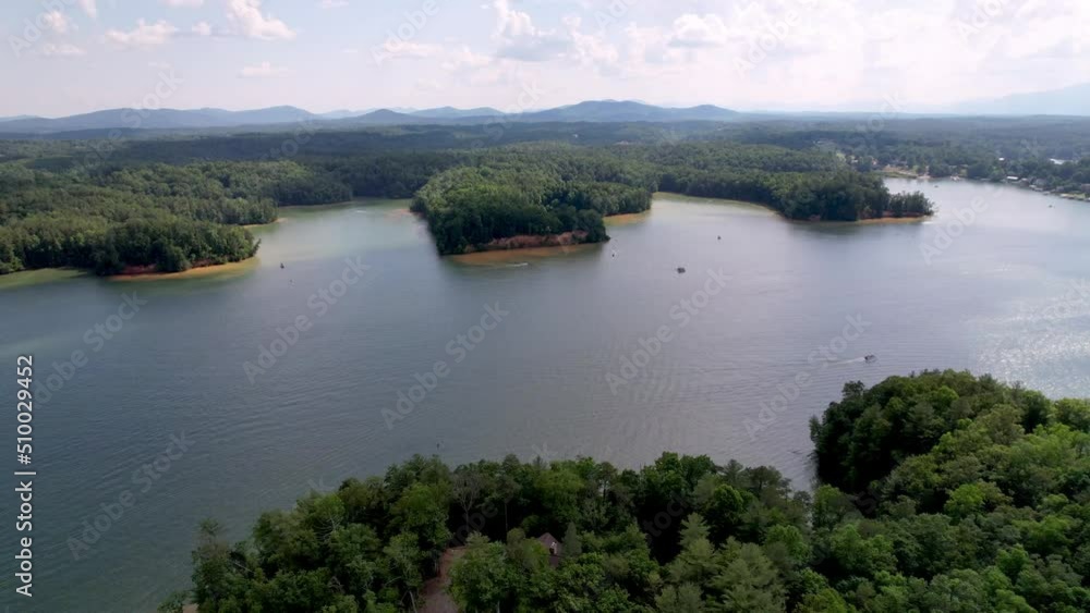 aerial pullout lake james nc, north carolina aerial pullout lake james nc, north carolina