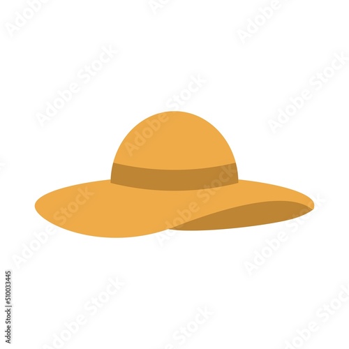 Hat on a white background. Vector graphics.