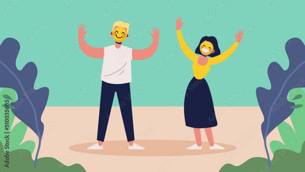 world happiness day with couple emojis faces world happiness day with couple emojis faces