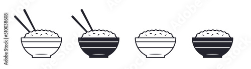 Tela Rice bowl or bowl with food icons