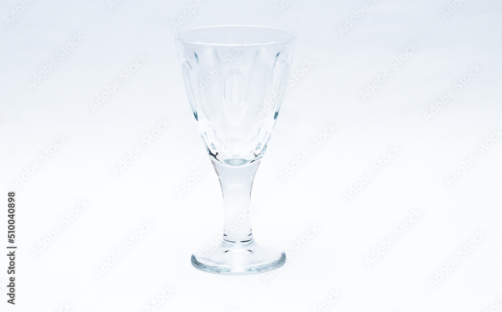 Empty glass on a white background
Empty glass on a white background