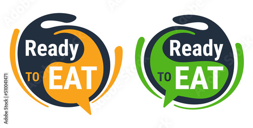 Ready-to-Eat sticker for precooked food photo