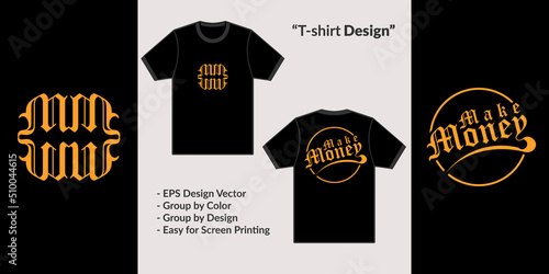 Streetwear vector style design theme make money for Premium Vector tshirt hoodie merchandise
