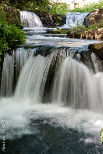 Monte Gelato waterfalls  in Lazio  Rome province  Italy