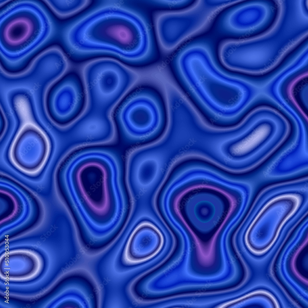 Cells, abstract blue background with waves Cells, abstract blue background with waves