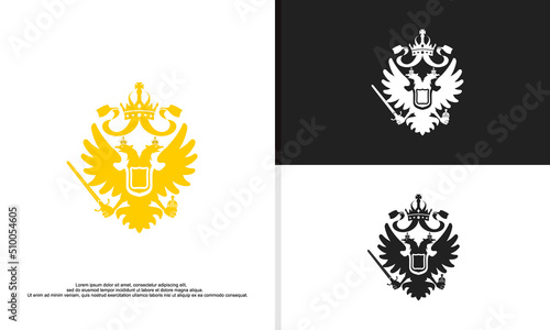 logo illustration vector graphic of Habsburg Empire Coat Of Arms photo