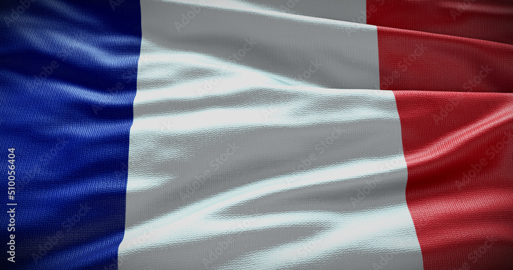France national flag background illustration. Symbol of country