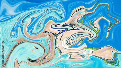 Trendy artistic style. Modern artwork. wonderful liquid background.