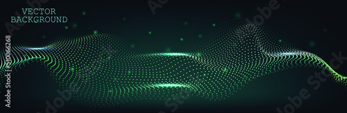 Cryptocurrency fintech network blockchain and programming concept. Technology HUD Element. Connecting dots and lines. digital background with particles.