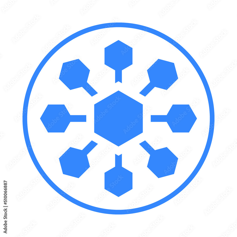 Different, variety, big data icon. Blue color design. Different, variety, big data icon. Blue color design.