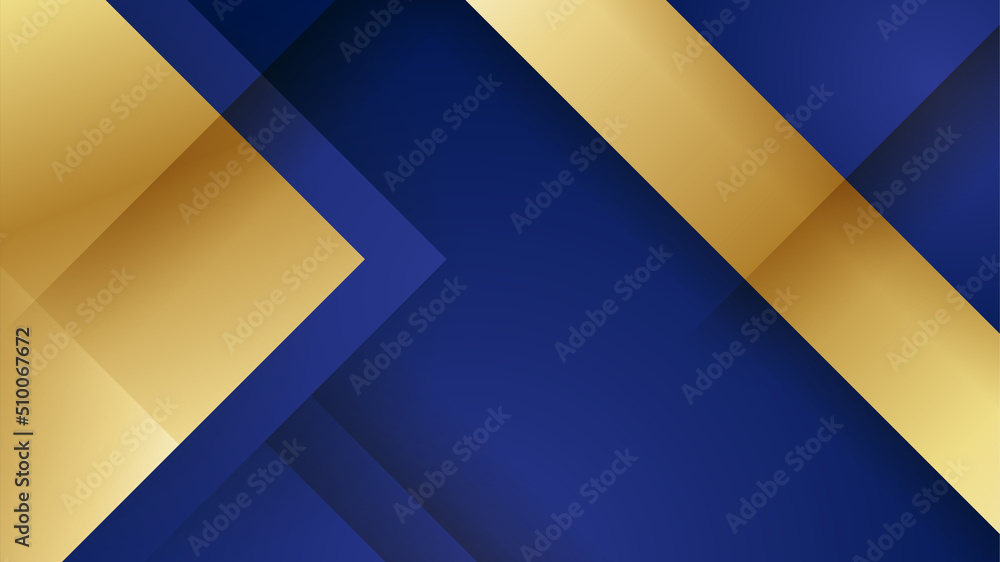 Abstract blue background with luxury elegant golden lines Abstract blue background with luxury elegant golden lines