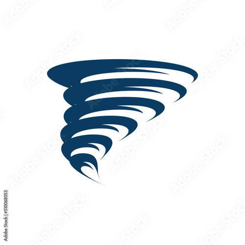tornado twister logo icon design vector