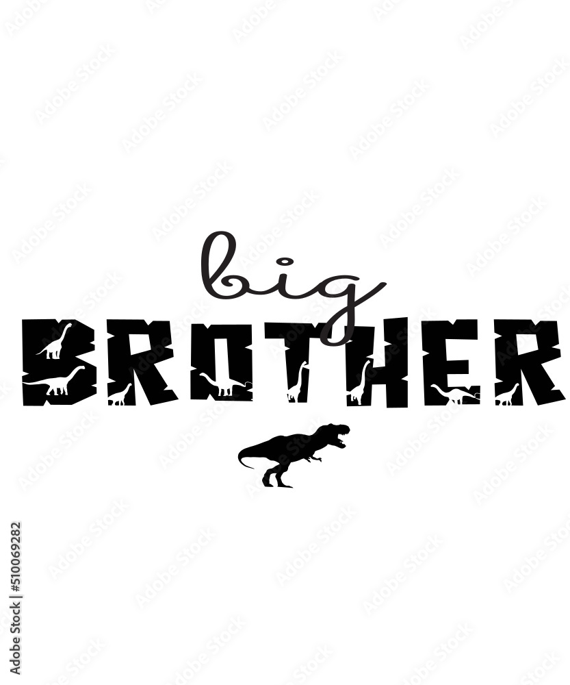 big brother svg, brother dinosaur svg, Big Bro Svg , Promoted to big