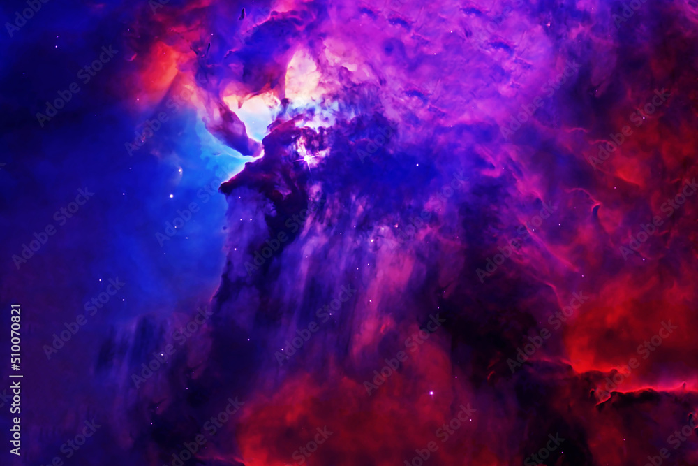Beautiful purple space nebula. Elements of this image furnished by NASA Beautiful purple space nebula. Elements of this image furnished by NASA