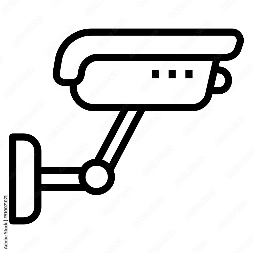 Cctv line icon. Can be used for digital product, presentation, print design and more. Cctv line icon. Can be used for digital product, presentation, print design and more.