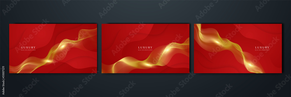 Modern red gold background vector Modern red gold background vector