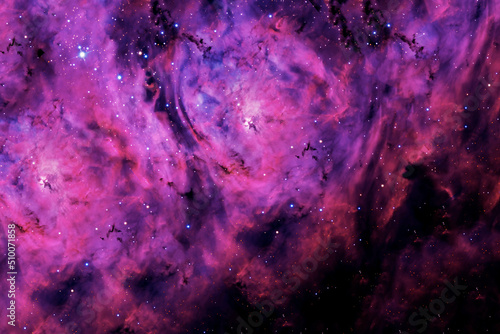 Fototapeta Naklejka Na Ścianę i Meble -  Beautiful purple space nebula. Elements of this image furnished by NASA