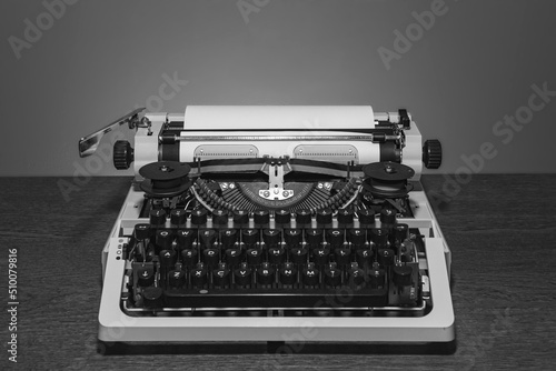 vintage typewriter keyboard retro manual machine photo