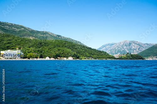 Panorama of the Bay of Kotor and the town
